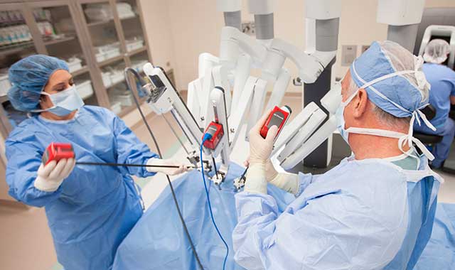 Surgeons at Northwest Community Hospital, in Arlington Heights, can use the da Vinci robotic system for minimally invasive surgeries on many organ systems.
